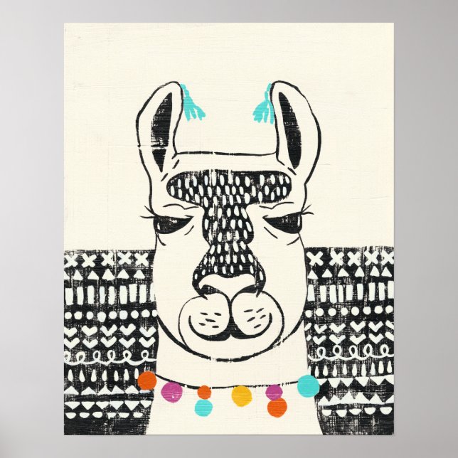 Affiche Parti Llama - Portrait (Devant)