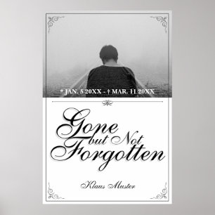 Affiche Parti mais jamais oublié - Classique