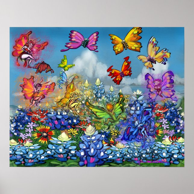 Affiche Parti Pixie fleur sauvage (Devant)