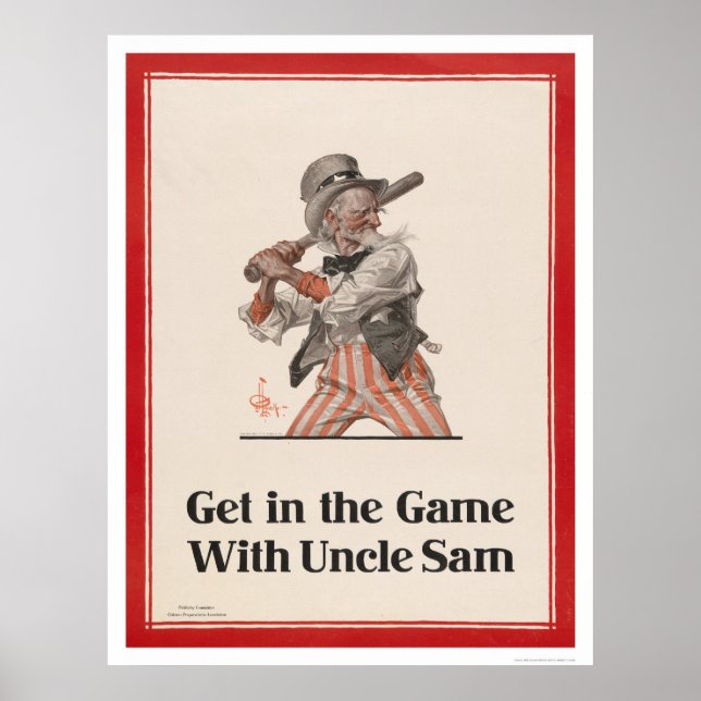 Affiche Participez au jeu avec Oncle Sam (Devant)