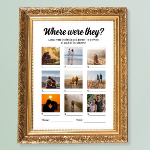 Affiche Partie De Mariage Où Ont-Ils Été Photo Devant