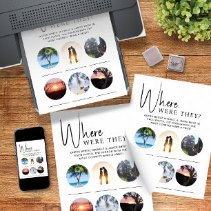 Affiche Partie wedding shower Où Étaient-Ils