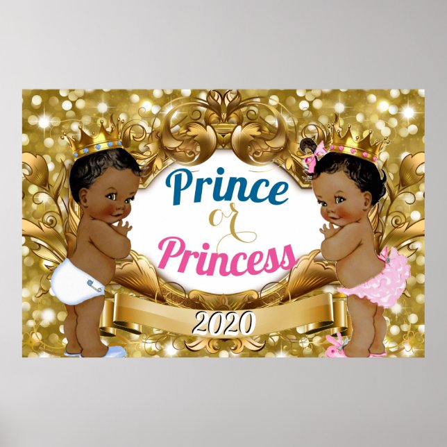 Affiche Parties scintillant des princes ou princes africai (Devant)