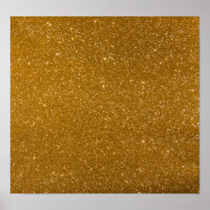 Affiche Parties scintillant d'or
