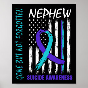 Affiche Partis Mais Pas Oublié Nephew Suicide Sensibilisat
