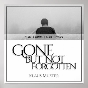 Affiche Partis, mais pas oubliés - brillants