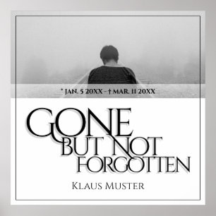 Affiche Partis, mais pas oubliés - brillants