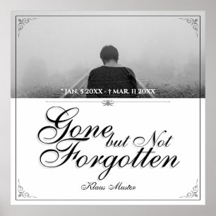 Affiche Partis mais pas oubliés - Classique