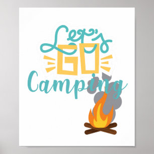 Affiche Partons feu de camp et Campouts campants