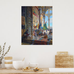 Affiche Parvis de la Mosquée Umayyade Bauernfeind