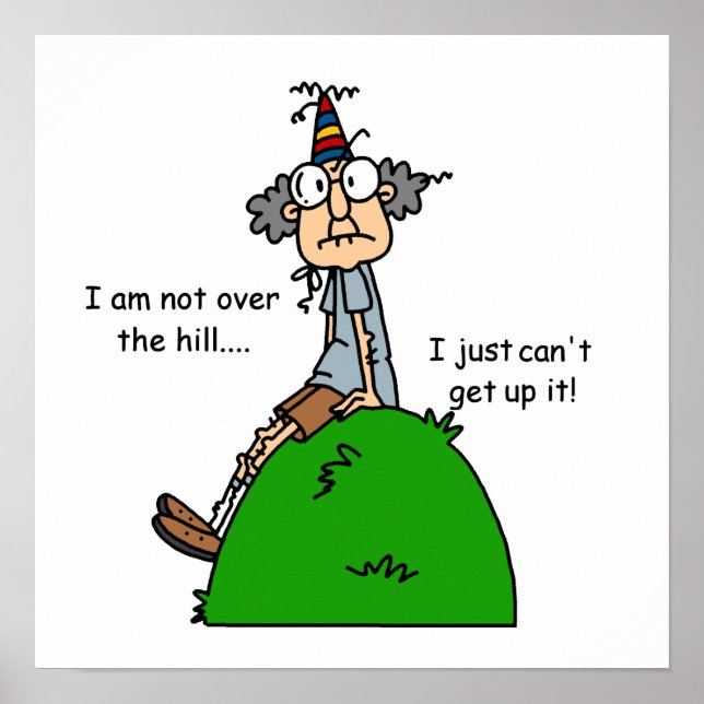 Affiche Pas au-dessus de l'humour de colline (Devant)