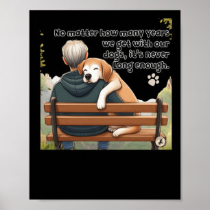 Affiche Pas Combien D'Années Nous Avons Avec Nos Chiens