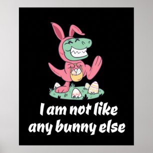 Affiche Pas comme n'importe quel lapin de aster autre T-Re