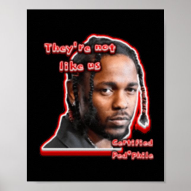 Affiche Pas comme nous Sticker (Devant)