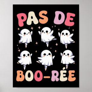 Affiche Pas De Boo-rée Danse Éffrayante de ballet fantôme