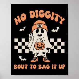 Affiche Pas De Bout De Diggity Pour L'Enfoncer Ghost Hallo