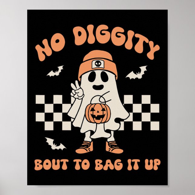 Affiche Pas De Bout De Diggity Pour L'Enfoncer Ghost Hallo (Devant)