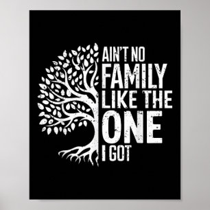Affiche Pas De Famille Comme Celle Que J'Ai Obtenu Drôle F
