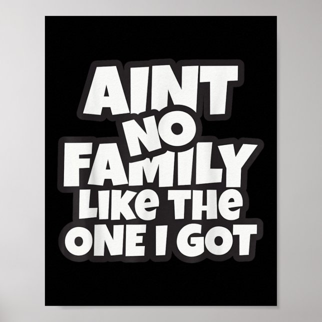 Affiche Pas De Famille Comme Celle Que Nous Avons Retrouva (Devant)