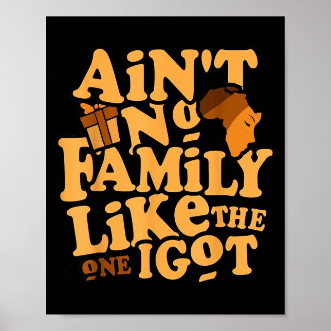 Affiche Pas de famille comme celle qui a une réunion de fa (Devant)