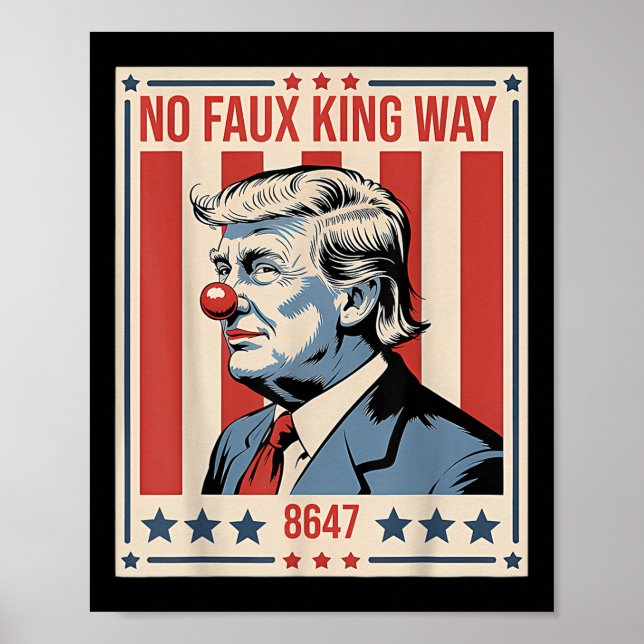 Affiche Pas de faux roi chemin 86 47  (Devant)