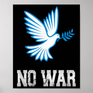 Affiche Pas De Guerre, La Colombe De Paix, Anti-Guerre, Pa