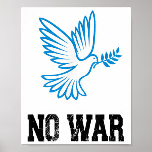 Affiche Pas De Guerre, La Colombe De Paix, Anti-Guerre, Pa