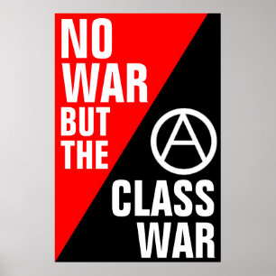Affiche pas de guerre, mais la guerre des classes