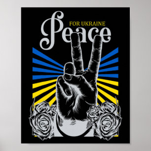 Affiche Pas de guerre, paix pour l'Ukraine