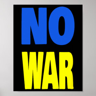 Affiche Pas de guerre Ukraine