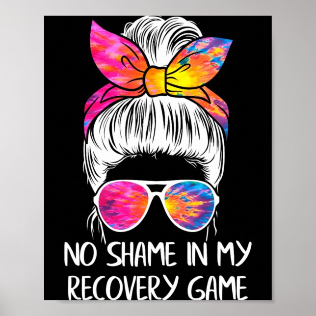 Affiche Pas de honte dans mon jeu de rétablissement Sobrié (Devant)