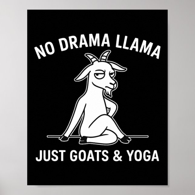 Affiche Pas de lama dramatique, juste des chèvres et du yo (Devant)