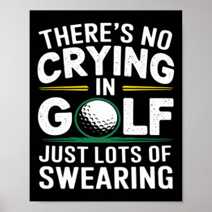 Affiche Pas de larmes au golf, juste beaucoup d'humour de