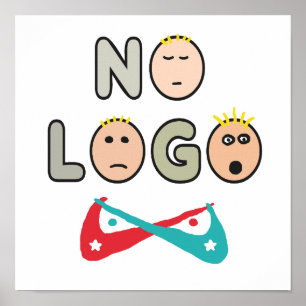 Affiche Pas de logo anti-marque capitaliste