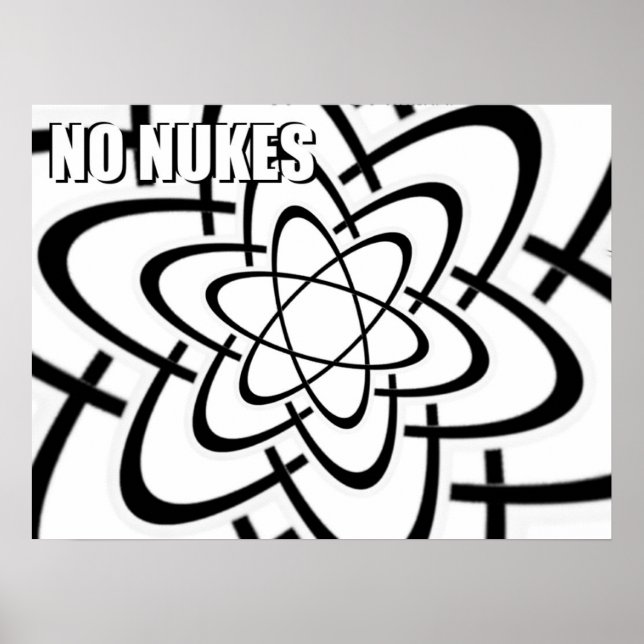 AFFICHE PAS DE NUKES (Devant)