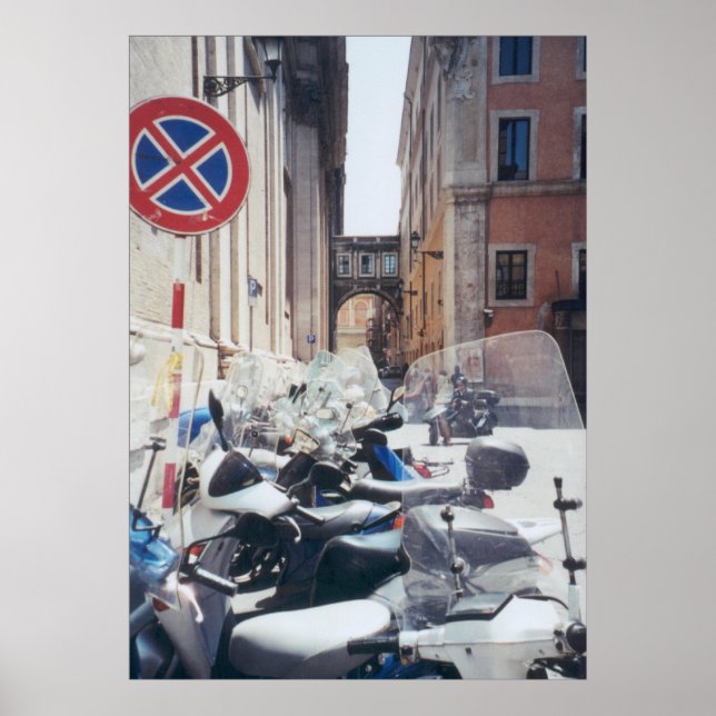 Affiche Pas de parking (Devant)