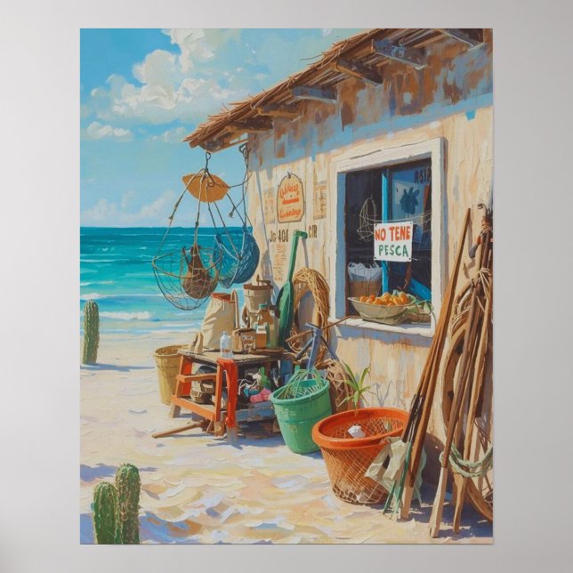 Affiche Pas de pêche bonairienne (Devant)