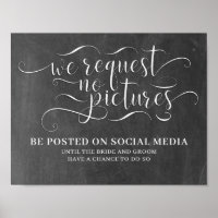 Pas De Photos Sur Les Médias Sociaux - Signes Mari