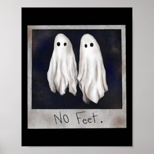 Affiche Pas de pieds Ghost Halloween Witch Lydia Bleach Éf