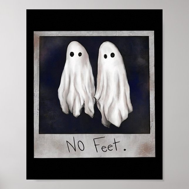 Affiche Pas de pieds Ghost Halloween Witch Lydia Bleach Éf (Devant)
