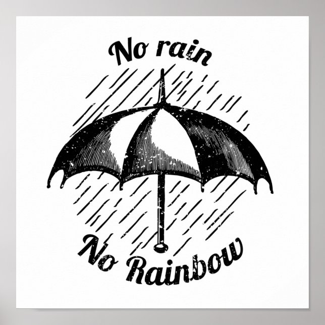Affiche Pas de pluie pas d'arc-en-ciel (Devant)