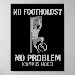 Affiche Pas de prises, pas de problème Mode campus Concept