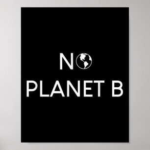 Affiche Pas de protection de l'environnement de la planète