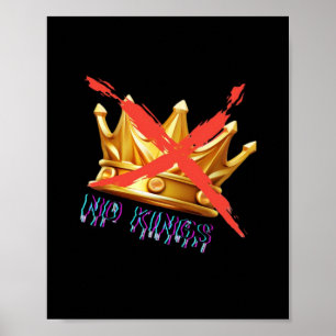 Affiche Pas de rois design tendance