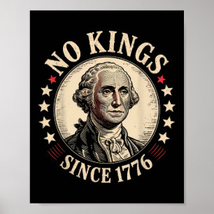 Affiche Pas de rois en Amérique 1776