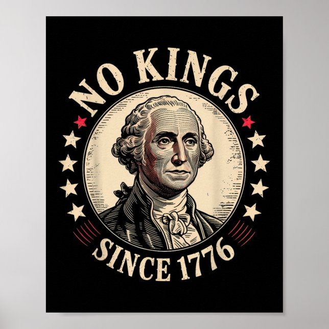 Affiche Pas de rois en Amérique 1776  (Devant)