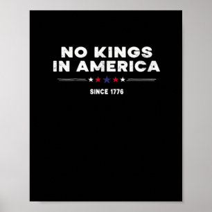 Affiche Pas de rois en Amérique Chien Classique Graphique