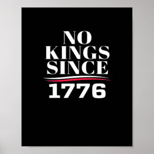 Affiche Pas de rois en Amérique depuis 1776 #1 Classique