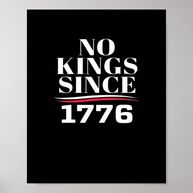 Affiche Pas de rois en Amérique depuis 1776 #1 Classique (Devant)