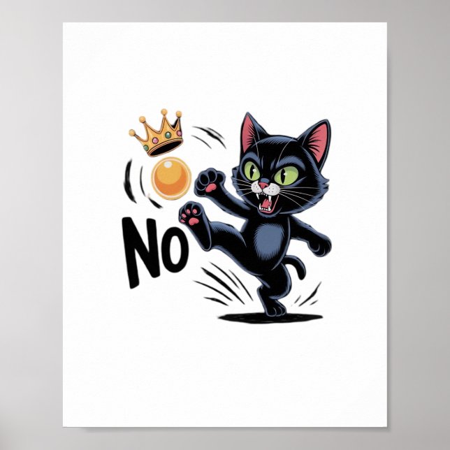 Affiche Pas de rois en Amérique Essential Minimal Clean (Devant)